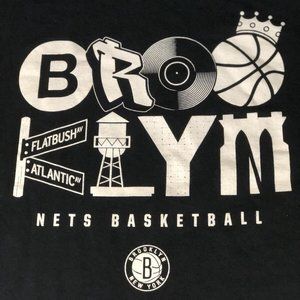 Brooklyn Nets 2019 Fan Appreciation Night Flatbush Ave-Atlantic shirt 90s 80s